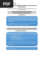 Organigrama Del Sistema de Justicia de Corrupcion Ministerio Publico 1 1