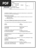 Summative Assessement Criterion A