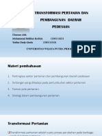 Transformasi Pertanian Dan Pembangunan Daerah Pedesaan