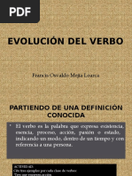 Evolución Del Verbo