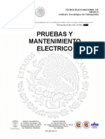 Mantenimiento Eléctrico de Equipos de Distribución Eléctrica