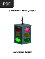 Learners Test Pages A, B & C