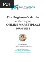 Beginners Guide To Starting An Online Marketplace Business - MultiMerch