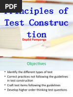 Principles of Test Construction 1 1