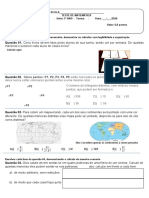 TESTE - Análise Combinatória