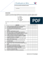 Lista de Evaluación de Habilidades Sociales