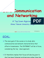 Data Communication and Networking: A Top Down Approach