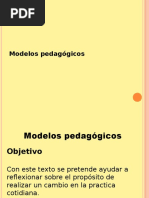 Modelos Pedagógicos