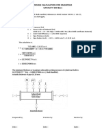 DESIGN CALCULATION FOR MANIFOLD 500 Bars - CS PDF