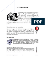 Hdpe Versus FRP