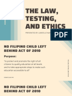 The Law, Testing, and Ethics PDF