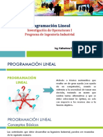 Programación Lineal - Parte I PDF