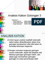 Analisis Kation