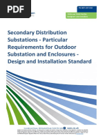 TG-NET-SST-018 Secondary Distribution Substations - Particular Requirements For Outdoor Substation and Enclosures - PETE OWEN 1