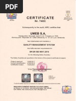 1 Certificat ISO 9001