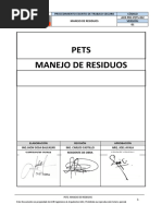 Sig-Prc-Pets-032 Manejo de Residuo