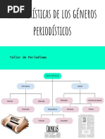 Características de Los Géneros Periodísticos PDF