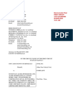 Complaint, City and County of Honolulu v. Sunoco LP, No. 1CCV-20-0000380 (Haw. 1st Cir. Mar. 9, 2020)