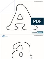 Moldes de Letras Del Abecedario Mayúsculas y Minúsculas FINAL PDF