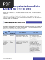 Sifilis - Manual Aula 10 PDF