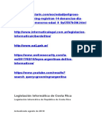 Legislación Informática de Costa Rica