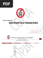 Plan de Matemática Financiera 2020