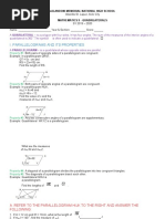 2019 Math9 Quadrilaterals