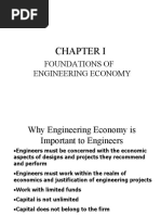 Foundations of Engineering Economy