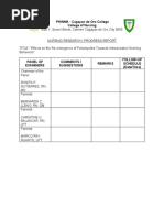 Progress Report Template