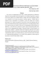 Articulo - Efectos de La Implementación de La NIIF para Pymes Grupo 2 Caso Mina Guatiquia Centro SAS Vereda V