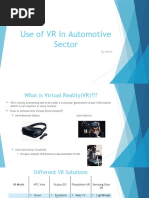 VR For The Automotive Industry (Harsh)