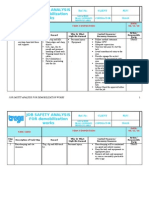 JSA For Demobilization Works