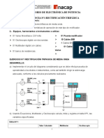 Electrónica de Potencia Guía N°1 Rectificación Trifásica 2018