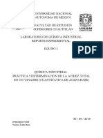 Práctica 5 Determinacion de La Acidez Total en Un Vinagre (Cuantitativa de Acido-Base)