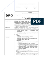 SPO Perbaikan Peralatan Medik RSUD Selong