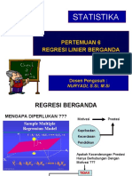 1 - Pertemuan 6 Regresi Linier Berganda - Non Linier