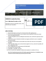 Zero Calibration of Flowmeters Procedure