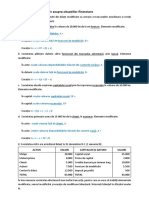 Efectul Tranzacțiilor Asupra Situațiilor Financiare - Rezolvari