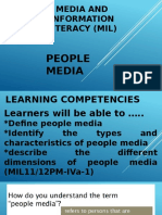 Media and Information Literacy (Mil) - People Media