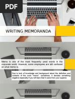 Writing Memoranda