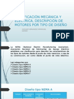 Clasificación Mecanica y Eléctrica de Motores Por La Nema