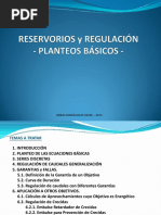 Reservorios y Regulacion 2017