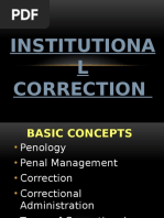 Institutional Correction