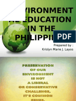 Environmental Education in The Philippines