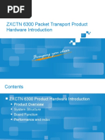 PTN 6300 Packet Transport Product Hardware Introduction