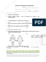 Cuestionario Evaluacion Ergonomica