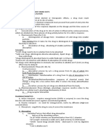 Mechanism of Drug Action