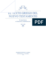 El Texto Griego Del Nuevo Testamento