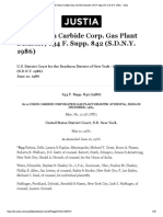 21 in Re Union Carbide Corp. Gas Plant Disaster, 634 F. Supp. 842 (S.D.N.Y. 1986) - Justia