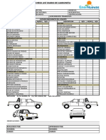 Check List Camioneta PDF